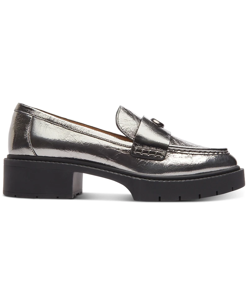 Coach Women's Leah Platform Lug Sole Loafers