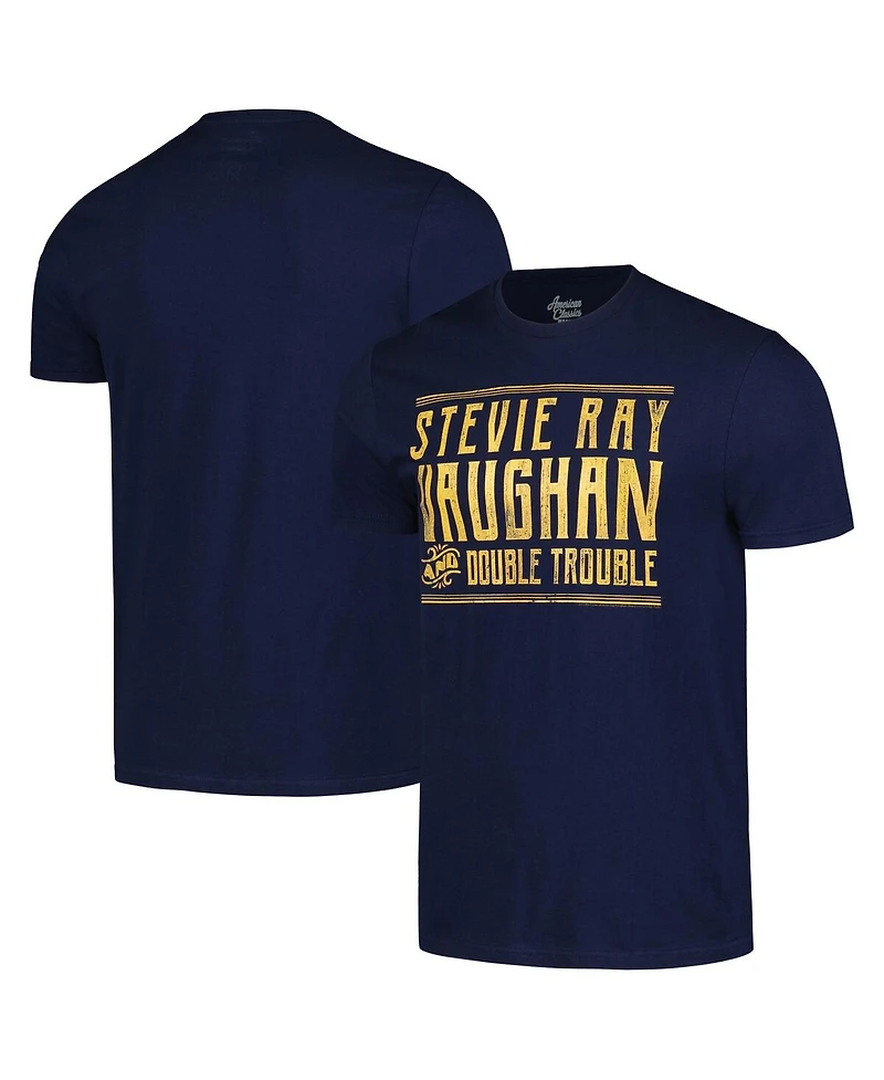 American Classics Men's and Women's Navy Stevie Ray Vaughan Double Trouble Graphic T-Shirt