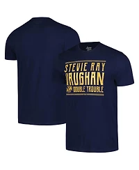 American Classics Men's and Women's Navy Stevie Ray Vaughan Double Trouble Graphic T-Shirt