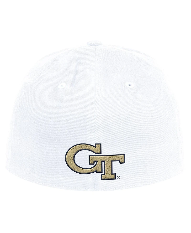 Adidas Men's White Georgia Tech Yellow Jackets Chant Flex Hat