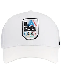 Nike Men's White LA28 Club Ripstop Performance Adjustable Hat