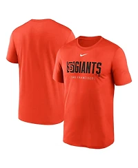Nike Men's Orange San Francisco Giants Knockout Legend Performance T-Shirt