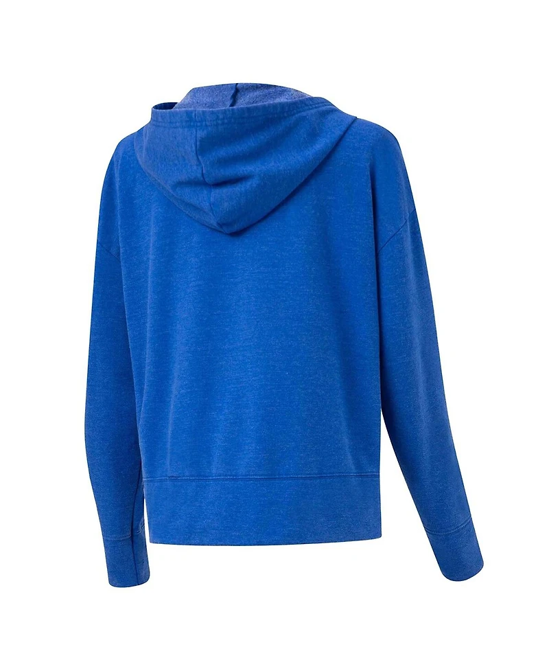Concepts Sport Women's Royal Florida Gators Volley Long Sleeve Hoodie T-Shirt