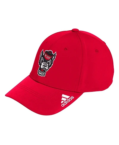 Adidas Men's Red Nc State Wolfpack Locker Room Logo Flex Hat
