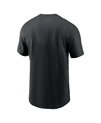 Nike Men's Black Jacksonville Jaguars Rewind Logo Essential T-Shirt