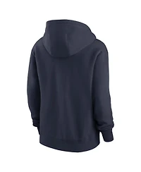 Nike Women's Navy Houston Texans Club Fleece Pullover Hoodie