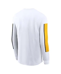 Nike Men's White West Virginia Mountaineers Local Spirit Slogan Long Sleeve T-Shirt