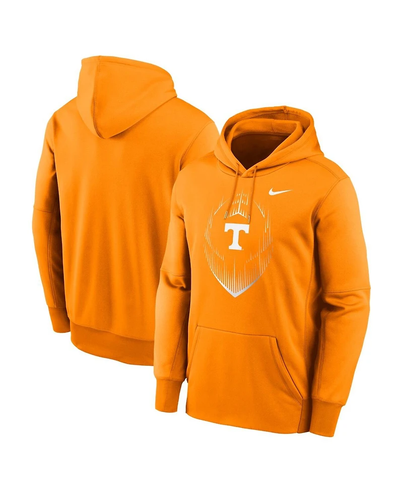 Nike Men's Tennessee Orange Volunteers Football Icon Performance Fleece Pullover Hoodie