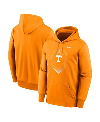 Nike Men's Tennessee Orange Volunteers Football Icon Performance Fleece Pullover Hoodie