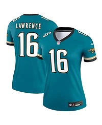 Nike Women's Trevor Lawrence Teal Jacksonville Jaguars Prowler Throwback Legend Jersey