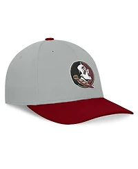 Top of the World Men's Gray/Garnet Florida State Seminoles Mick Flex Hat