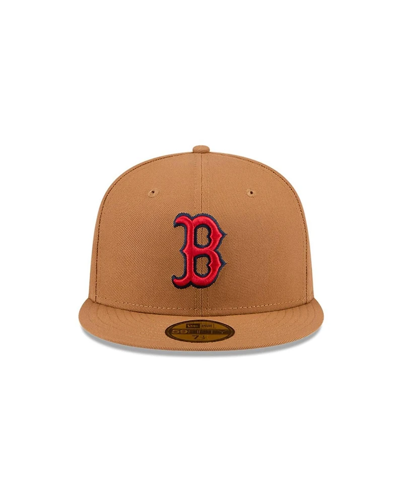 New Era Men's Brown Boston Red Sox Color Pack 59FIFTY Fitted Hat