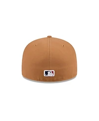 New Era Men's Brown Boston Red Sox Color Pack 59FIFTY Fitted Hat