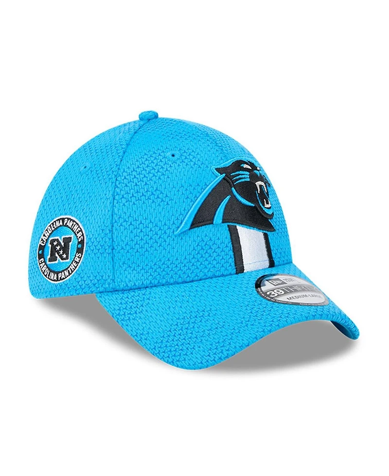 New Era Men's Blue Carolina Panthers 2024 Sideline 39THIRTY Flex Hat