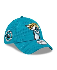 New Era Men's Teal Jacksonville Jaguars 2024 Sideline 39THIRTY Flex Hat