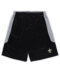 Fanatics Men's Black New Orleans Saints Big Tall Team Logo Shorts