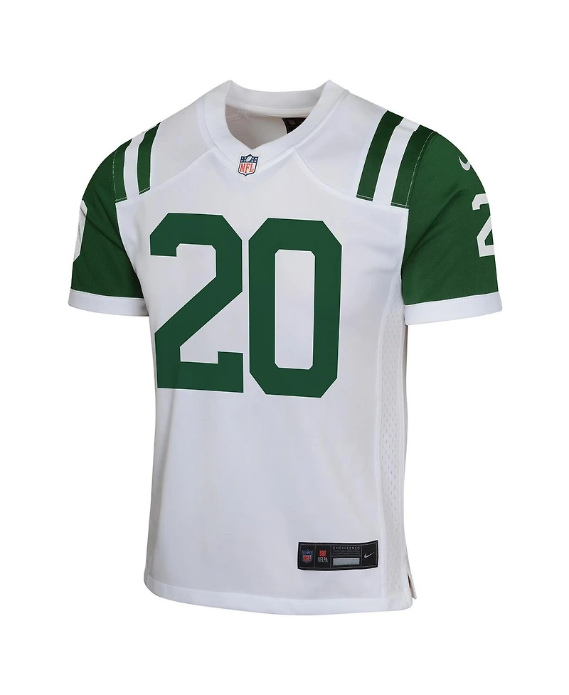 Nike Big Boys and Girls Breece Hall White New York Jets Classic Alternate Game Jersey