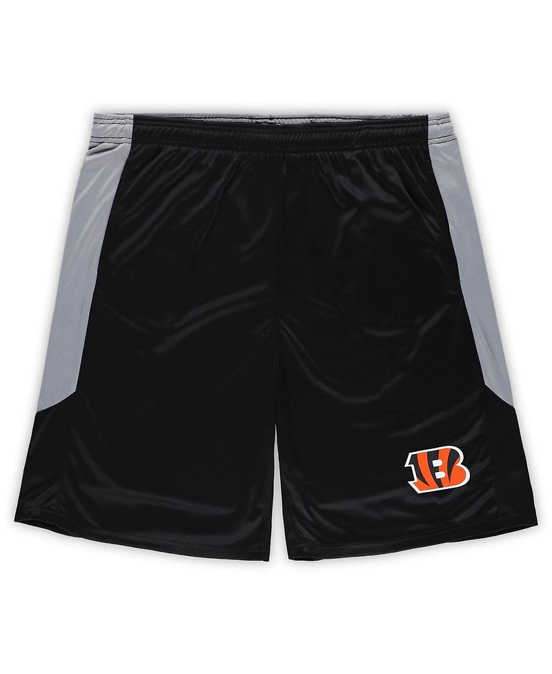 Fanatics Men's Black Cincinnati Bengals Big Tall Team Logo Shorts