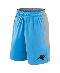 Fanatics Men's Blue Carolina Panthers Big Tall Team Logo Shorts