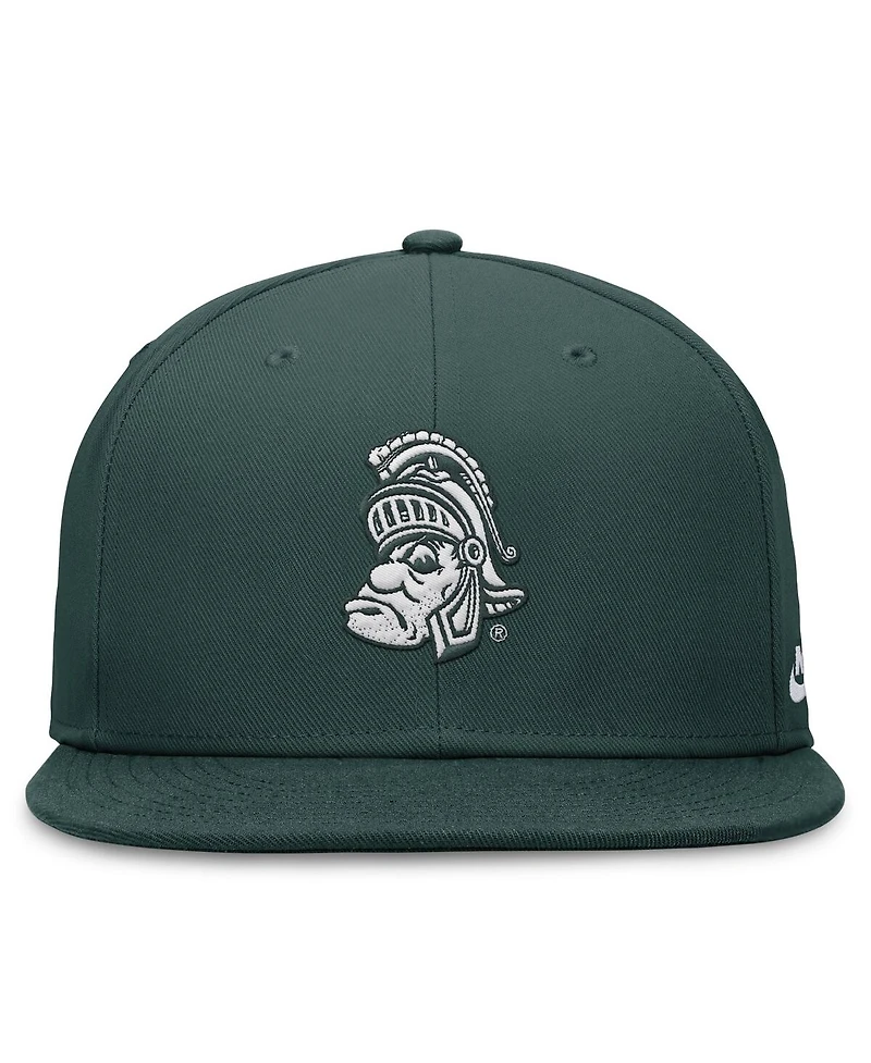 Nike Men's Green Michigan State Spartans Legacy True Fitted Hat