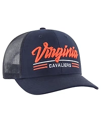 '47 Brand Men's Navy Virginia Cavaliers Garner Trucker Adjustable Hat