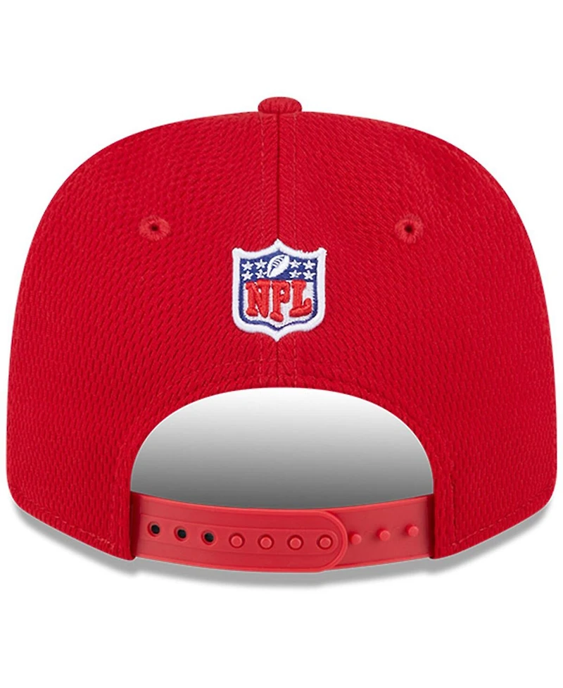 New Era Men's Scarlet San Francisco 49ers 2024 Sideline 9SEVENTY Stretch-Snap Hat
