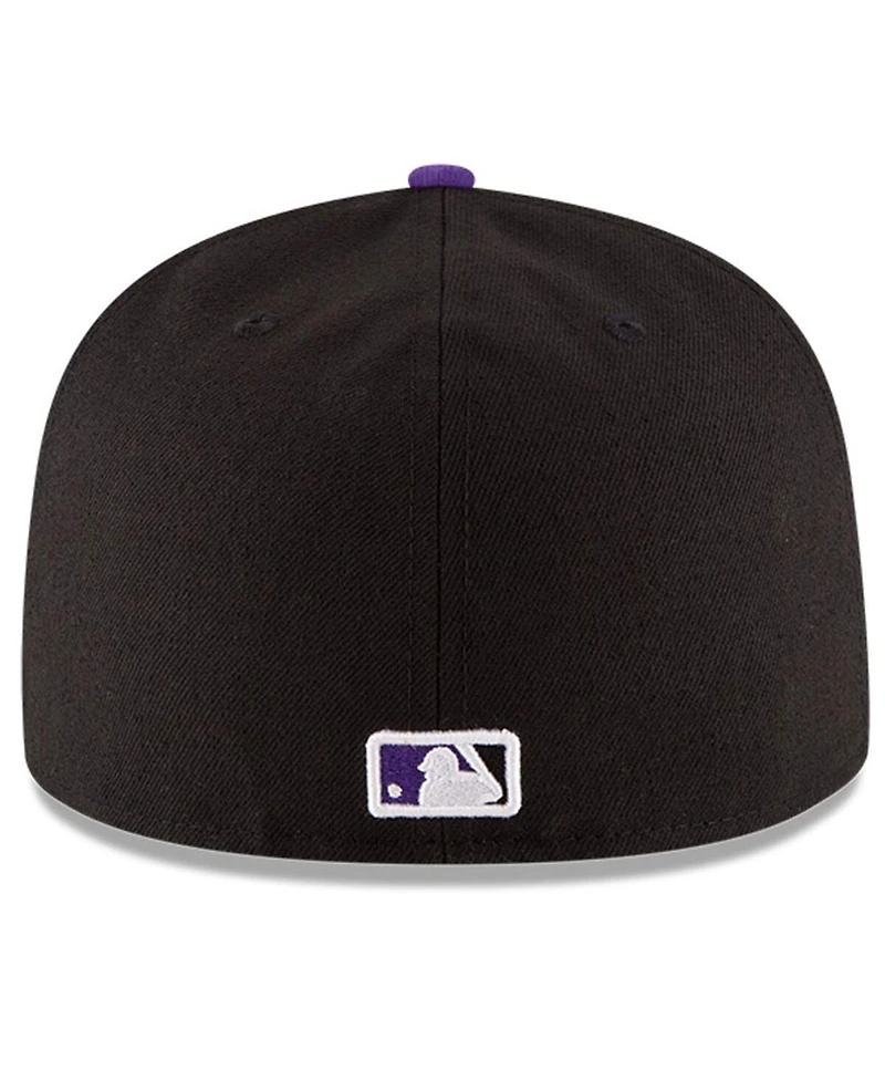 New Era Men's Black Colorado Rockies National Baseball Hall of Fame 59FIFTY Fitted Hat