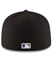 New Era Men's Black Colorado Rockies National Baseball Hall of Fame 59FIFTY Fitted Hat