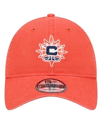 New Era Men's and Women's Orange Connecticut Sun Core Logo 9TWENTY Adjustable Hat