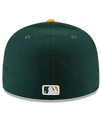 New Era Men's Green/Gold Oakland Athletics National Baseball Hall of Fame 59FIFTY Fitted Hat
