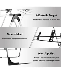 Portable Laundry Clothes Storage Drying Rack