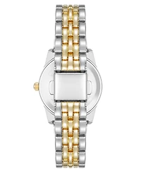 Anne Klein Women's Quartz Casual Coin Edge Two-Tone Alloy Metal Watch, 26mm