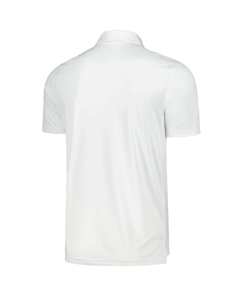 Levelwear Men's White Nhl 2023 Hockey Fights Cancer Core Logo Polo