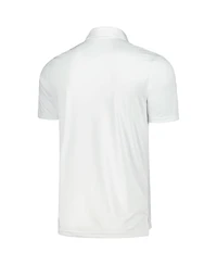 Levelwear Men's White Nhl 2023 Hockey Fights Cancer Core Logo Polo