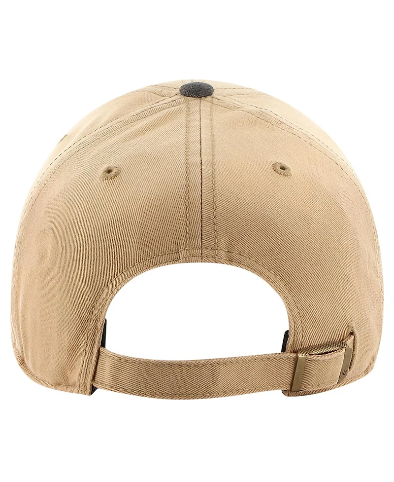 '47 Brand Men's Khaki/Black Cincinnati Bengals Dusted Sedgwick Mvp Adjustable Hat