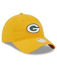 New Era Women's Gold Green Bay Packers Main Core Classic 2.0 9TWENTY Adjustable Hat