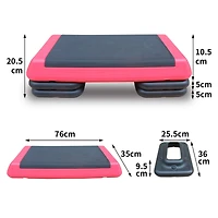 Streamdale Adjustable Workout Stepper with 4 Risers