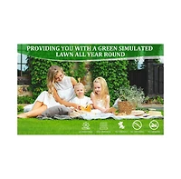 Simplie Fun 3FTx5FT Artificial Grass Decor Rug