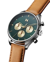 Mvmt Men's AirHawk Tan Leather Strap Watch 42mm