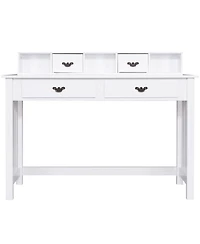 Skonyon Home Office Writing Desk with 4 Drawer Computer Study Table