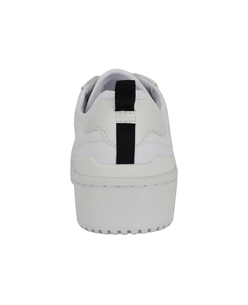 Calvin Klein Women's Austie Round Toe Casual Sneakers