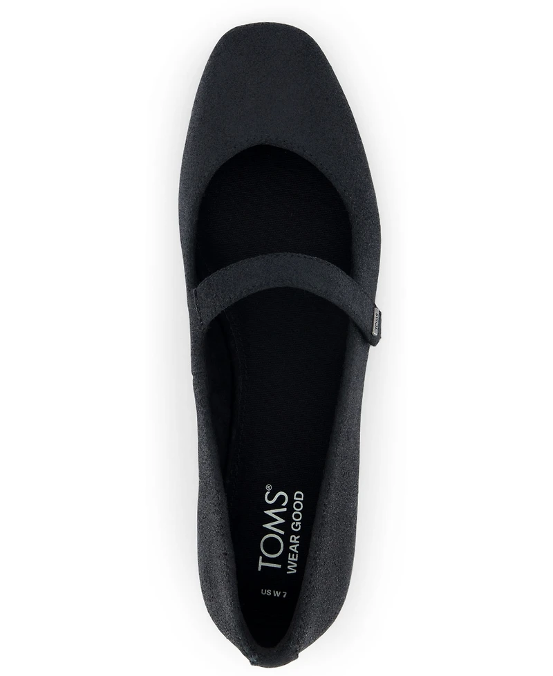 Toms Women's Bianca Metallic Mary Jane Flats