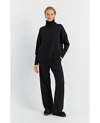 Chinti & Parker Women's Pure Cashmere Roll Neck Sweater