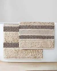 Ink+Ivy Asher Woven Texture Stripe Bath Rug, 22" x 58"