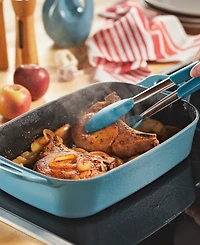Rachael Ray Nitro Cast Iron 9-Inch x 13-Inch Roasting Pan
