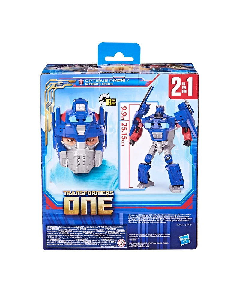 Transformers One 2 in 1 Optimus Prime Orion Pax Mask Action Figure