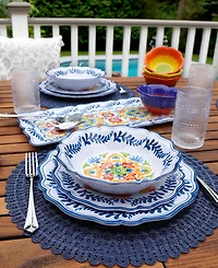 Certified International Flores Set of 4 All Purpose Bowl 8.5" x 2", Service For 4