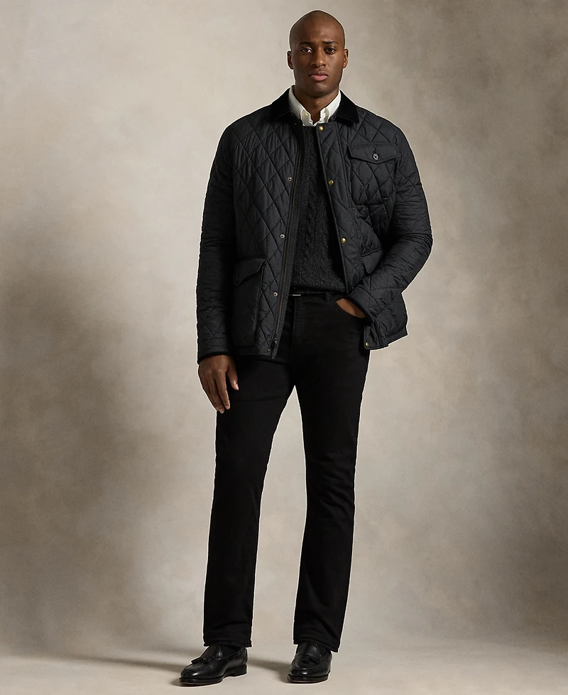 Polo Ralph Lauren Men's Big & Tall Beaton Quilted Water-Repellent Full-Zip Jacket