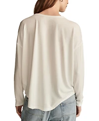 Lucky Brand Women's Cloud Long-Sleeve T-Shirt