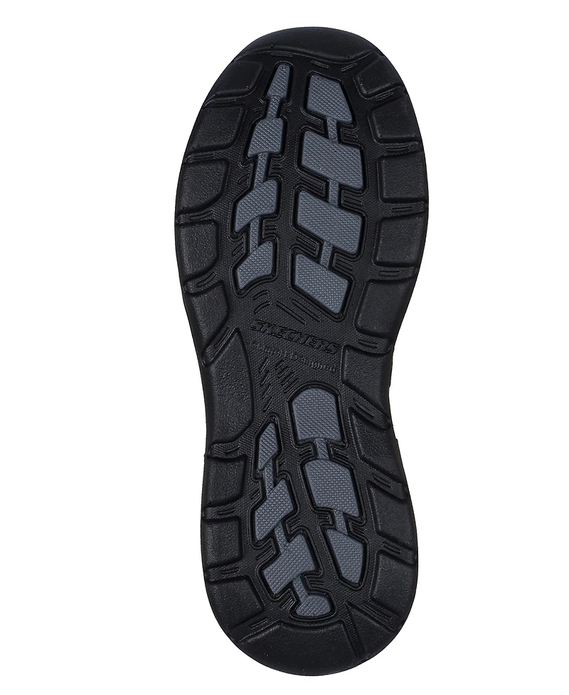 Skechers Men's Relaxed Fit Arch Slip-Ins: Motley Leather Low Slip-On Casual Sneakers from Finish Line
